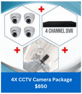 4 CCTV Camera Package