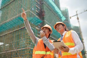 construction site cctv camera install