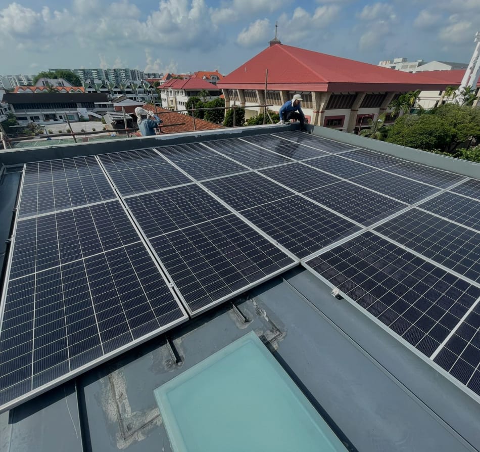solar panel installation
