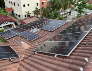 completed solar panel resident project